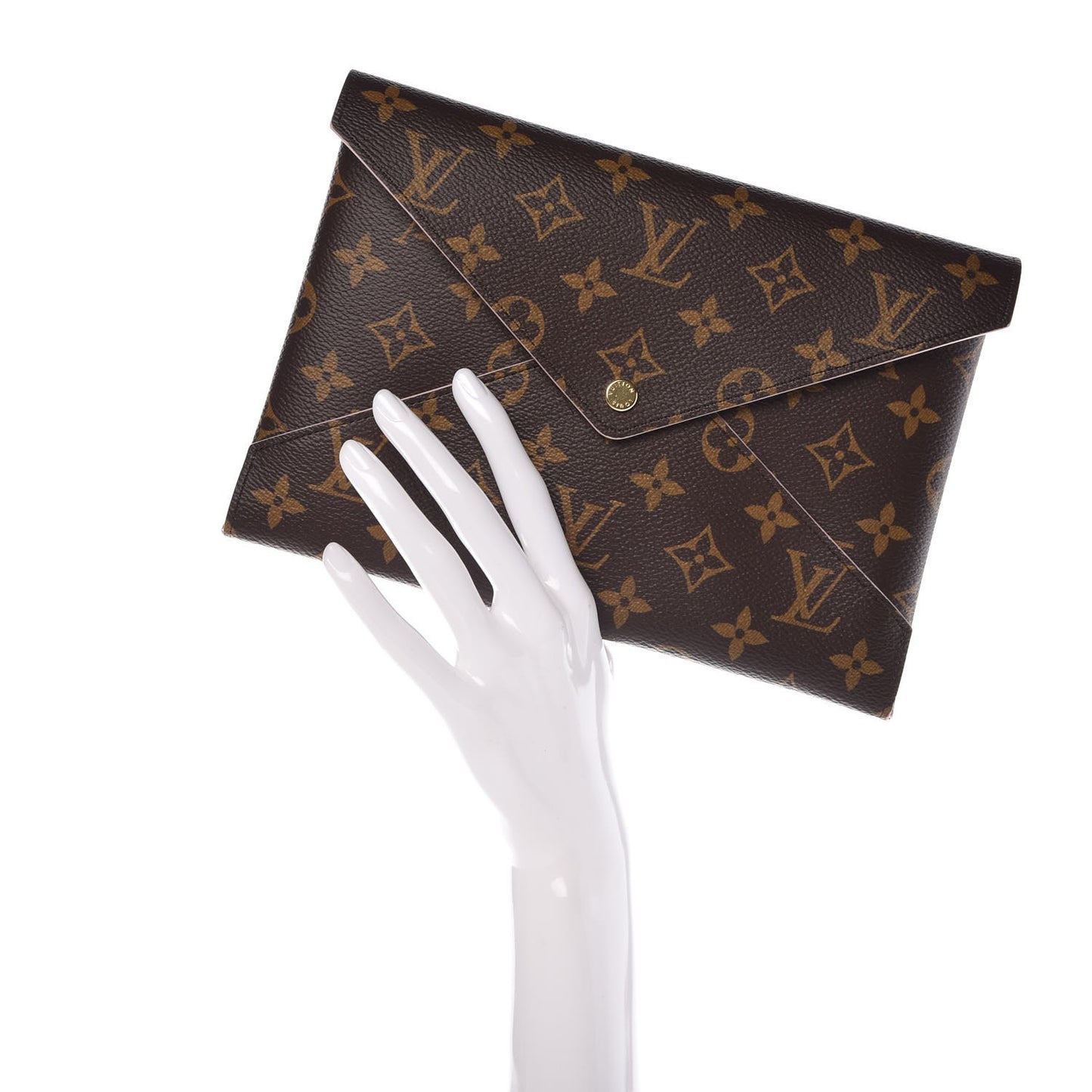 Monogram Large Kirigami Pochette Insert Rose Ballerine