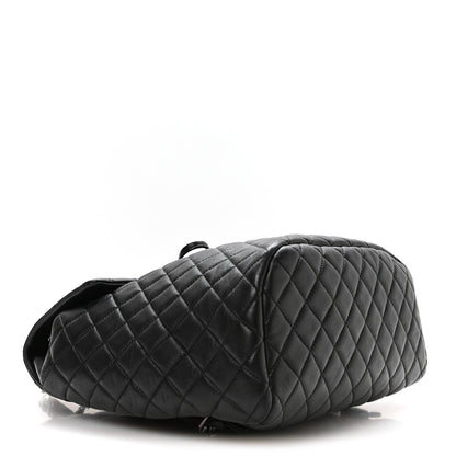 Chanel Lambskin Quilted Large Urban Spirit Backpack Black 3 of 9