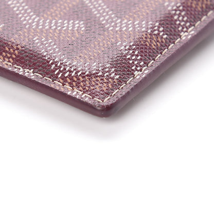 Goyard Goyardine Saint Sulpice Card Holder Bordeaux 8 of 8