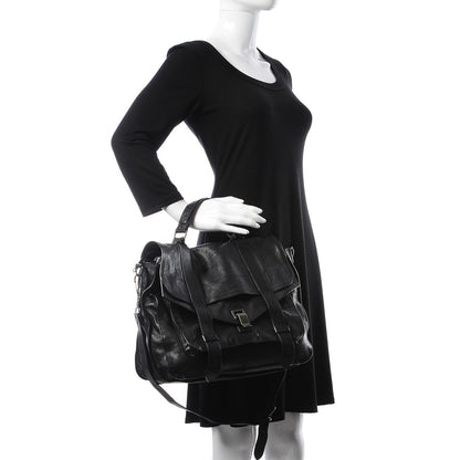 Proenza Schouler Lambskin PS1 Large Satchel Black 2 of 9