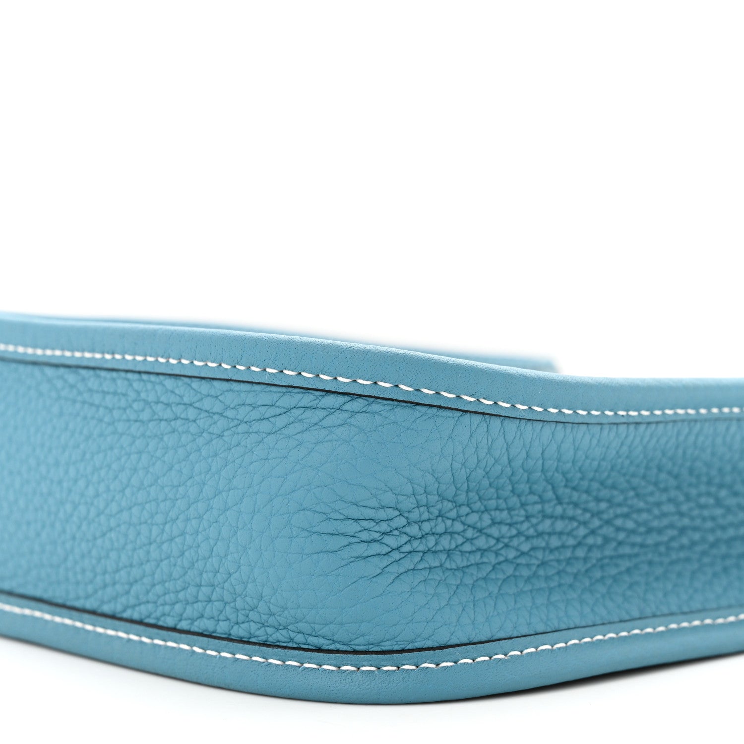 Hermes Taurillon Clemence Evelyne TPM New Blue Jean 10 of 11