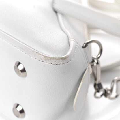 Balenciaga Calfskin S Triangle Duffle White 9 of 15