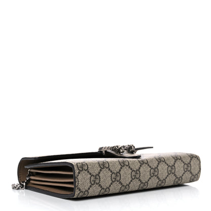 Gucci GG Supreme Monogram Mini Dionysus Chain Wallet Beige Taupe 4 of 13