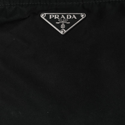 Prada Nylon Vela Flat Messenger Bag Black 7 of 13