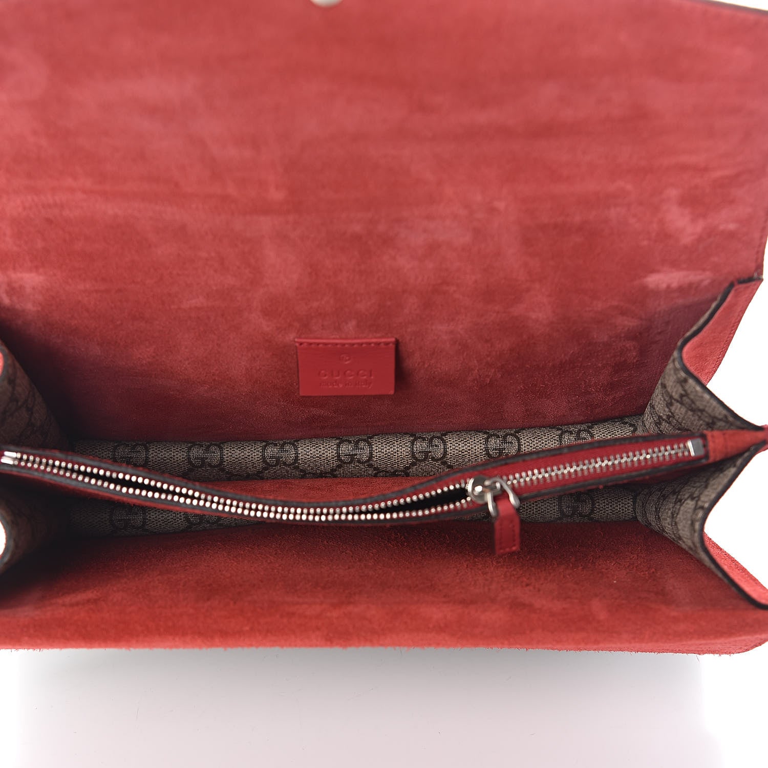 Gucci GG Supreme Monogram Small Dionysus Shoulder Bag Red 5 of 10