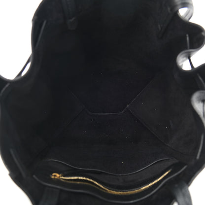 Celine Soft Grained Calfskin Small Belt Cabas Phantom Black 5 of 16