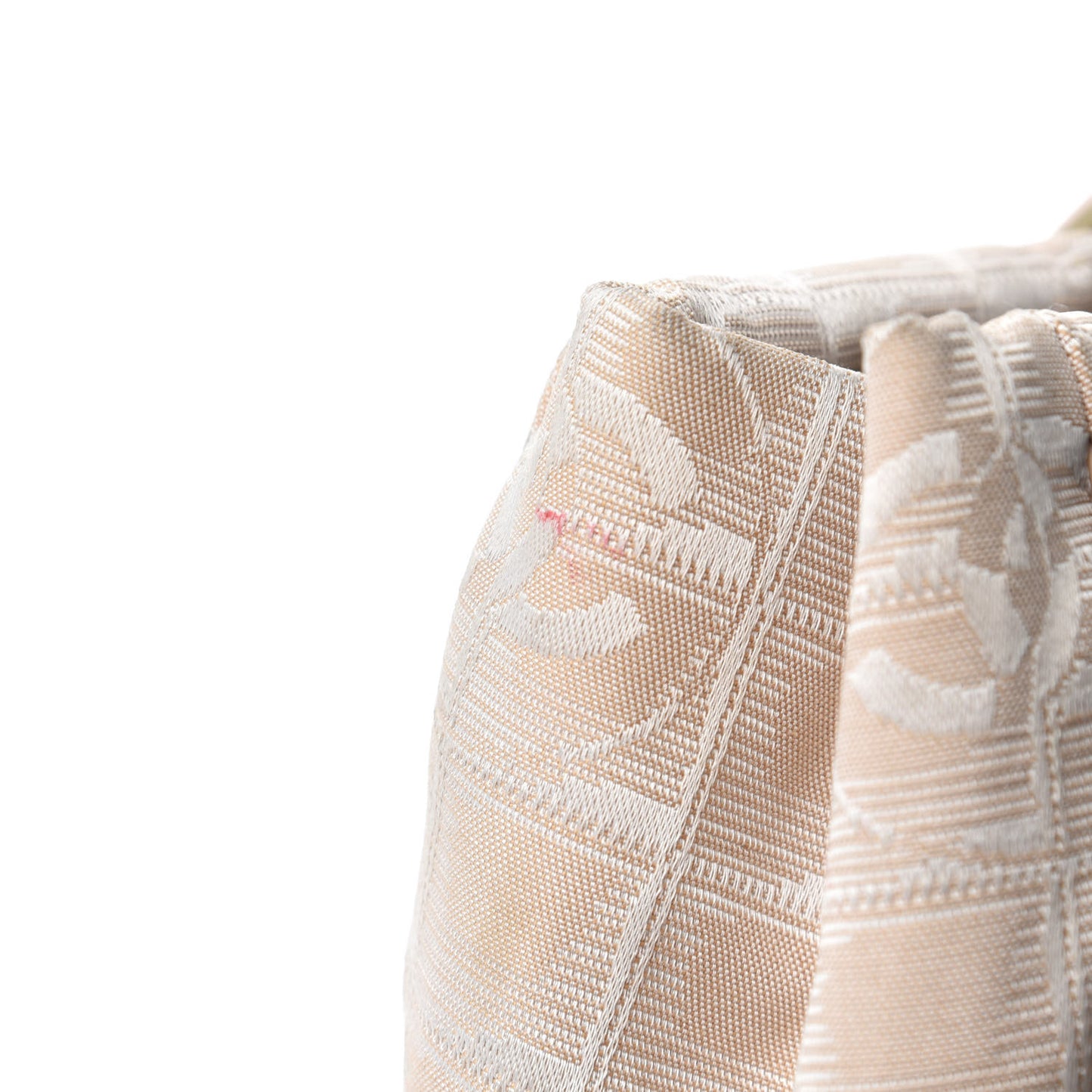 Nylon Medium Travel Tote Beige
