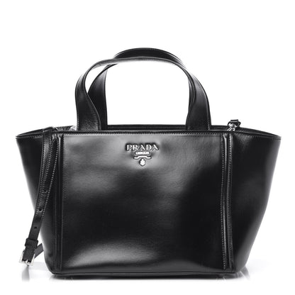 Prada Box Calfskin Tote Black 1 of 7