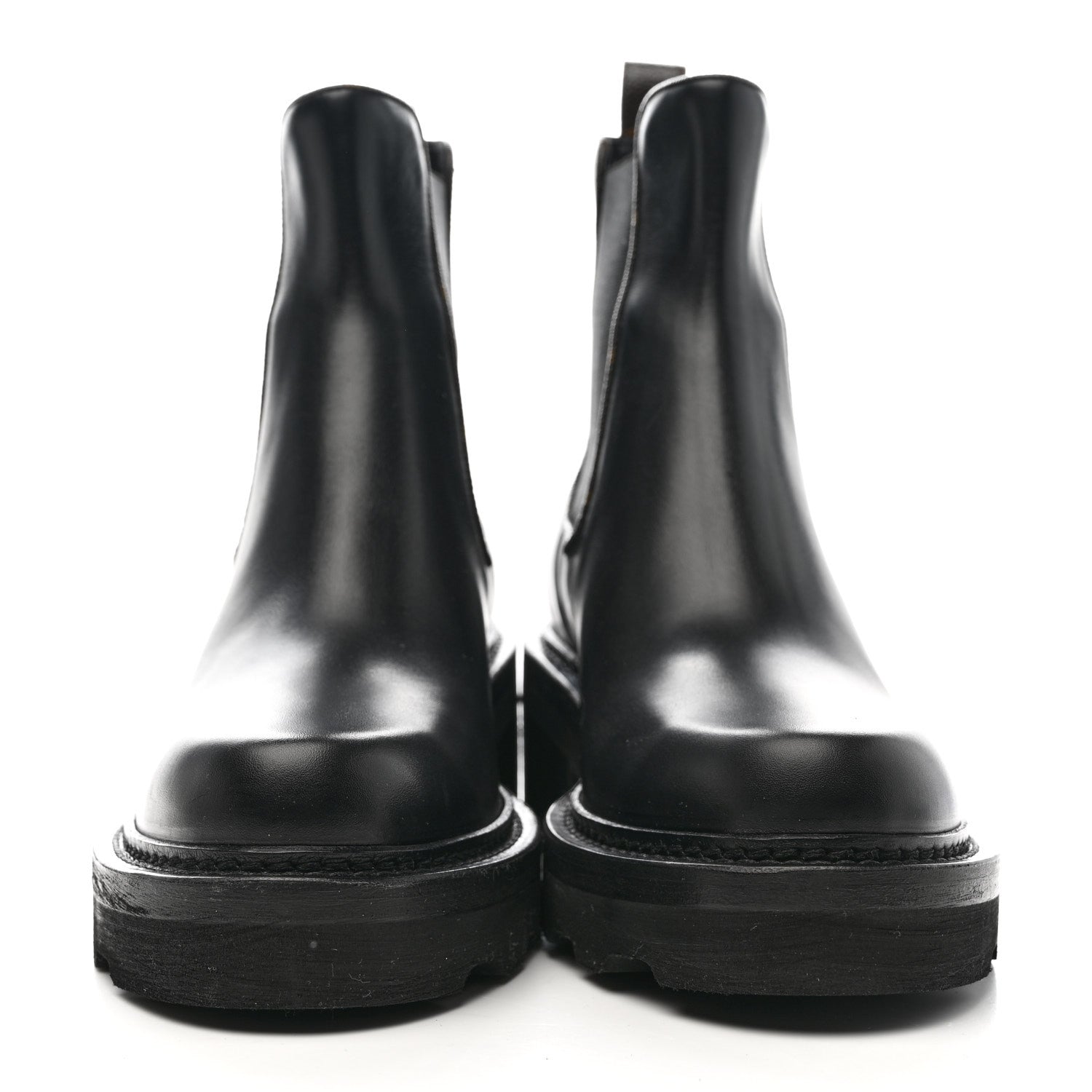 Louis Vuitton Calfskin Monogram Beaubourg Ankle Boots 38 Black 3 of 9