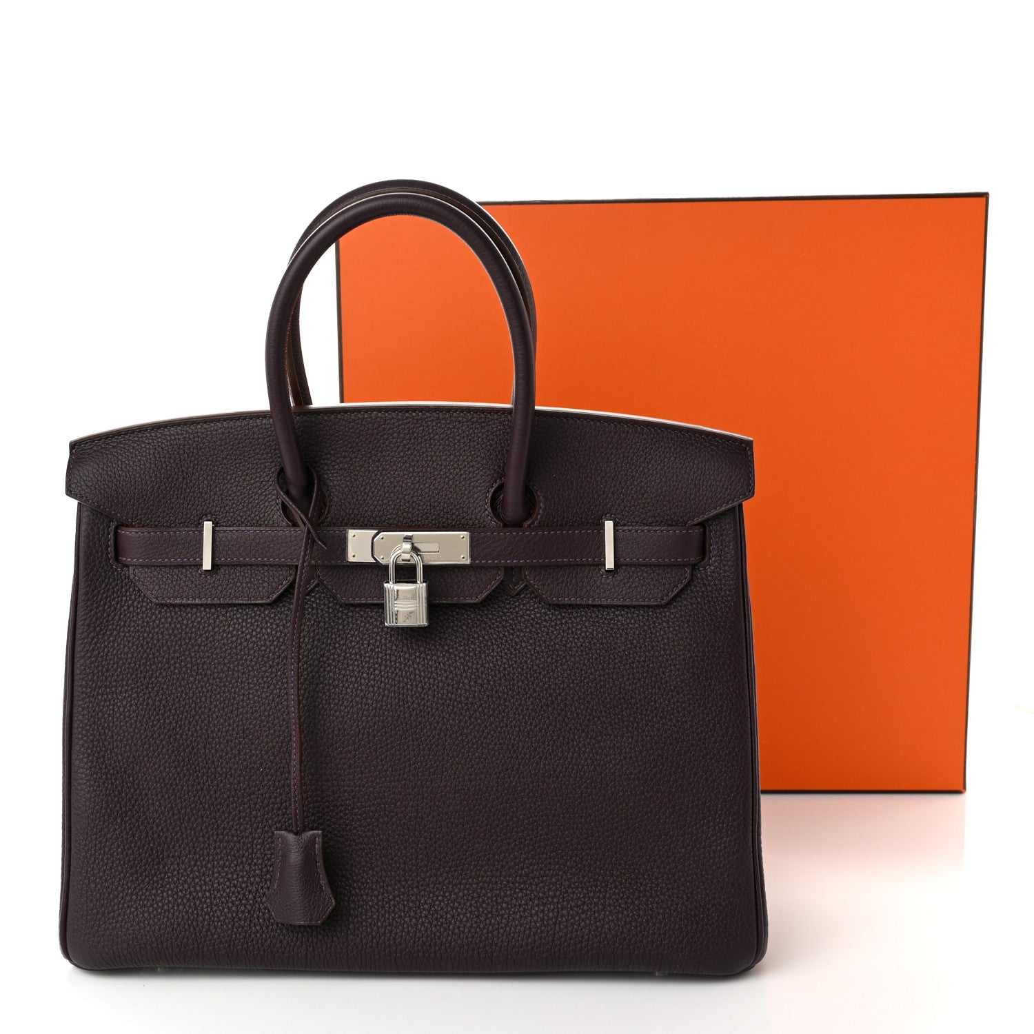 Hermes Togo Birkin 35 Raisin 10 of 10