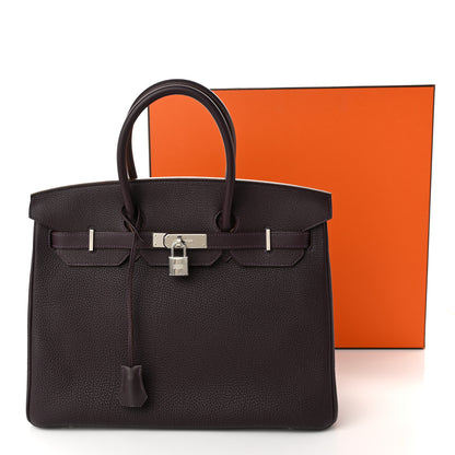 Hermes Togo Birkin 35 Raisin 10 of 10