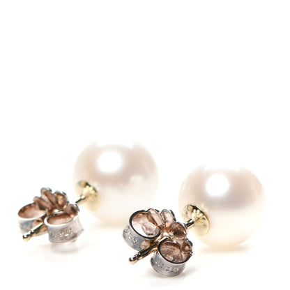 Tiffany Sterling Silver Freshwater Pearl 8-9mm Ziegfeld Earrings 3 of 5