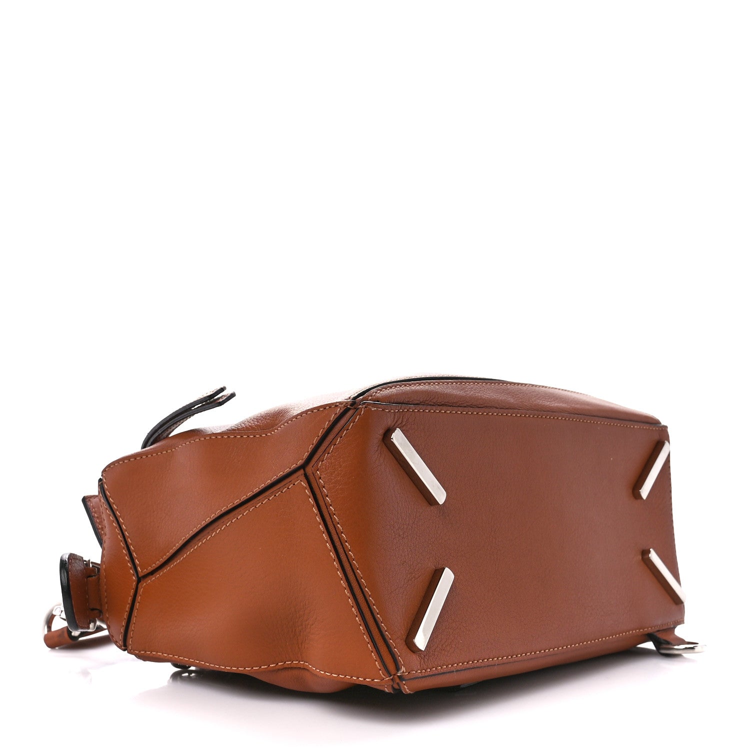 Loewe Calfskin Small Puzzle Bag Tan 4 of 12