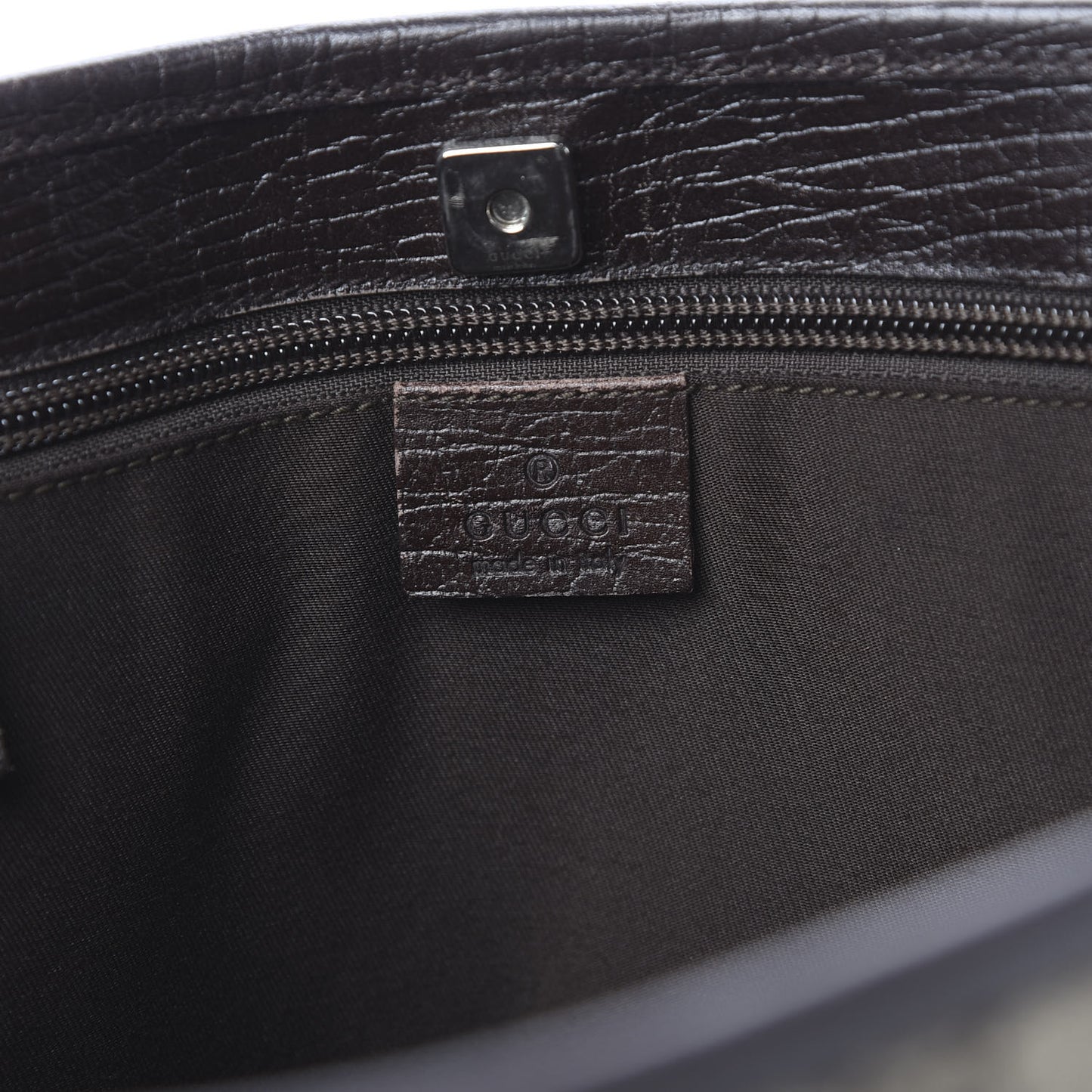 GG Plus Monogram Medium Joy Tote Dark Brown