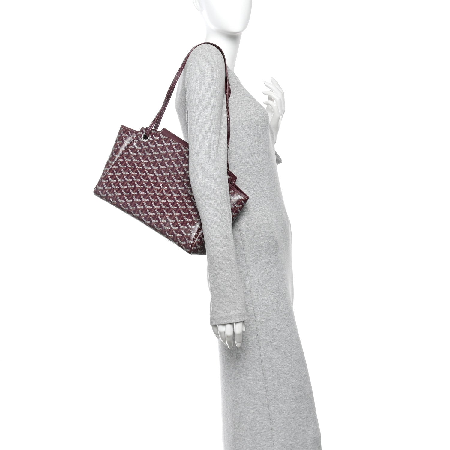 Goyard Goyardine Rouette PM Burgundy 2 of 9