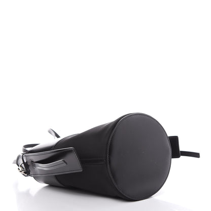 Prada Tessuto Spazzolato Ouverture Bucket Bag Black 5 of 10