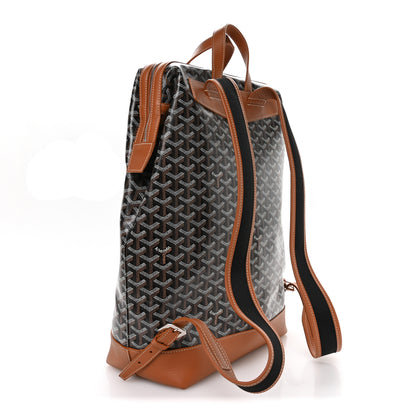 Goyard Goyardine Calfskin Cisalpin Backpack Black Gold 3 of 9