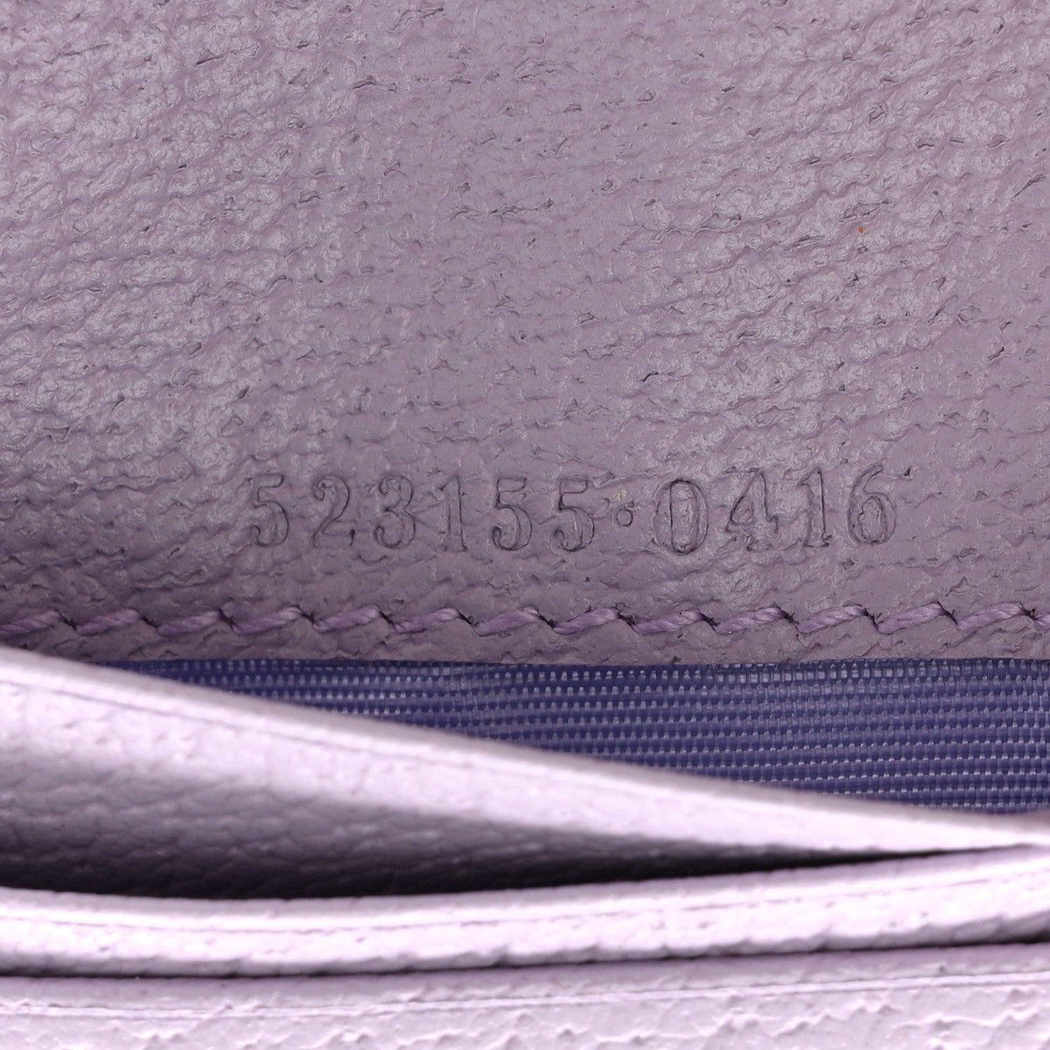 Gucci Monogram Jumbo GG Textured Dollar Calfskin Ophidia Card Case Beige Lapis 7 of 8
