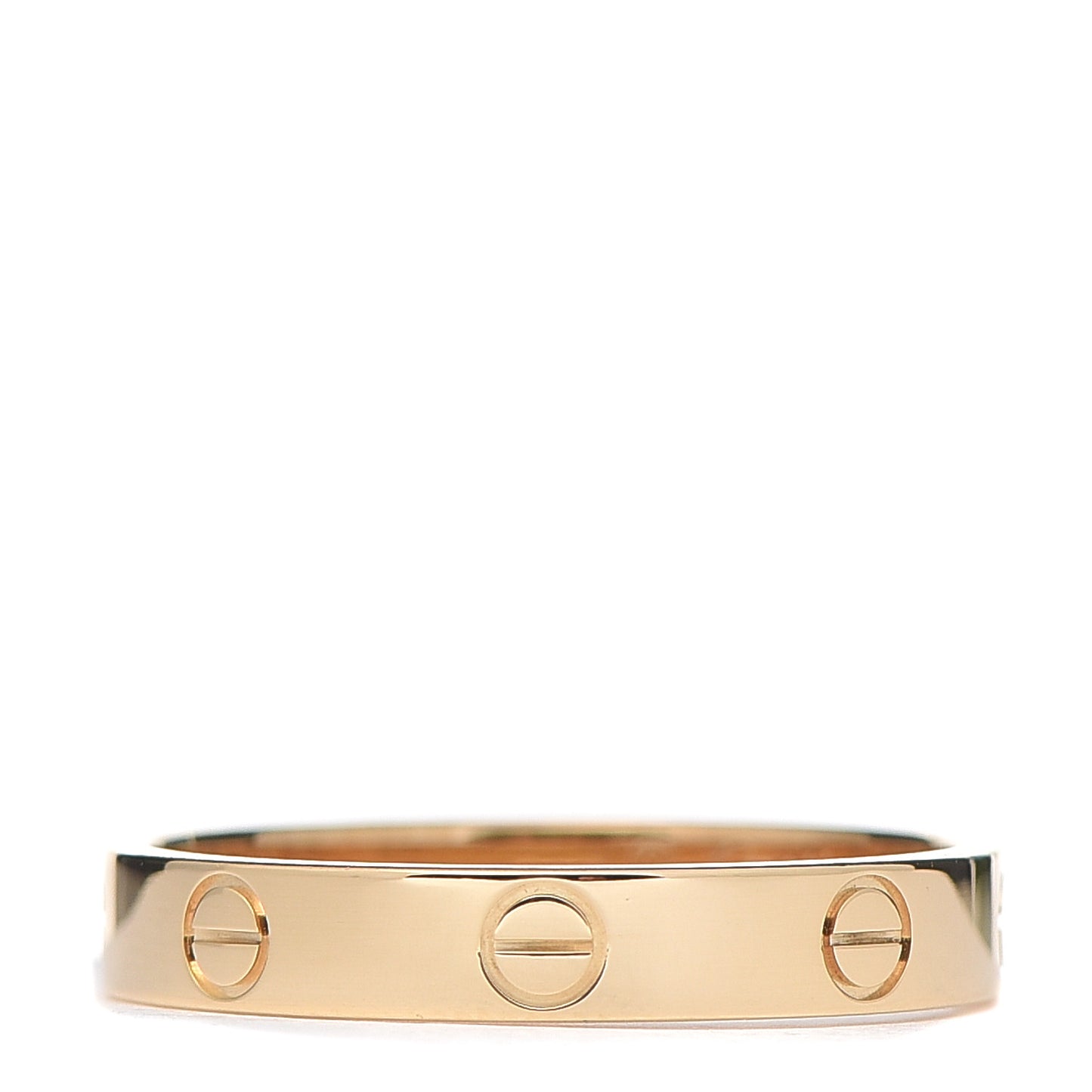 18K Yellow Gold 3.5mm LOVE Wedding Band Ring 59 8.75