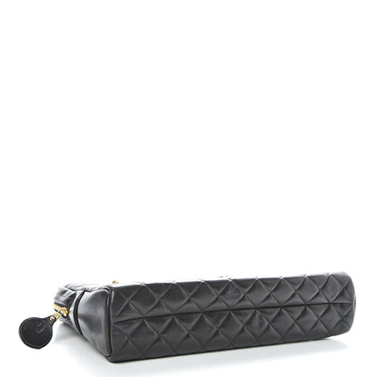 Chanel Lambskin Quilted Shoulder Bag Black 4 of 12