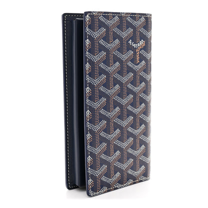 Goyard Goyardine Saint-Lambert Wallet Navy 3 of 9