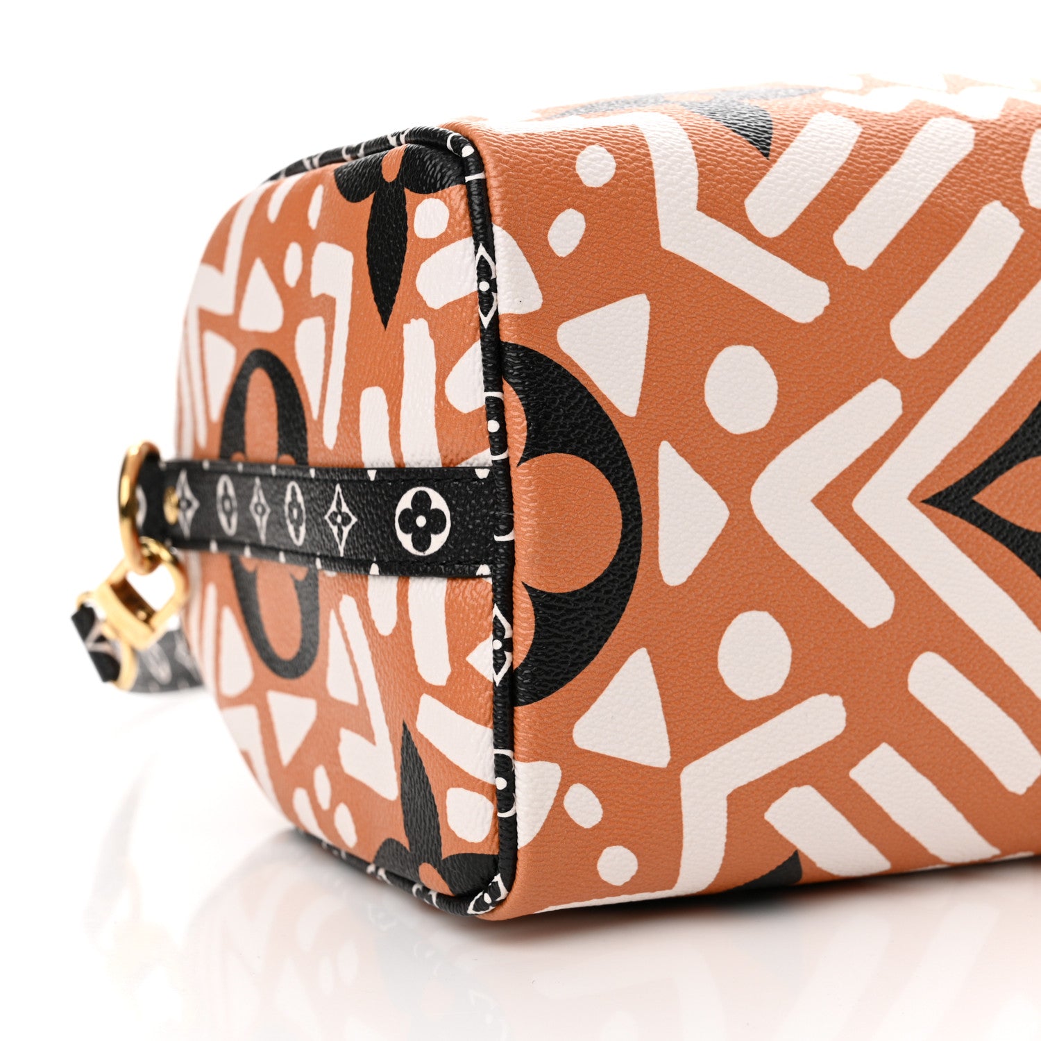 Louis Vuitton Monogram Giant Crafty Speedy Bandouliere 25 Creme Caramel 8 of 9
