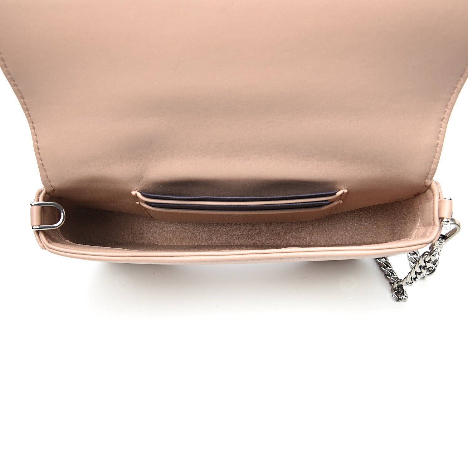 Prada Nappa Diagramme Mini Sidonie Chain Crossbody Bag Cipria 4 of 8