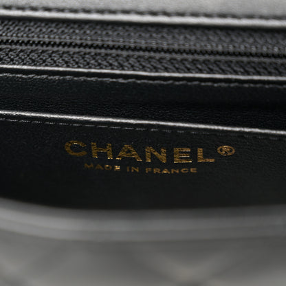 Chanel Lambskin Quilted Mini Coco Charms Rectangular Flap Black 6 of 10