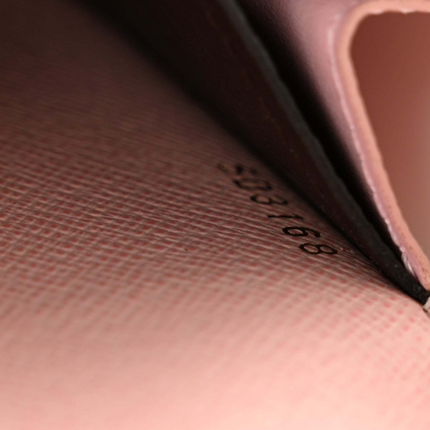 Monogram Emilie Wallet Rose Ballerine