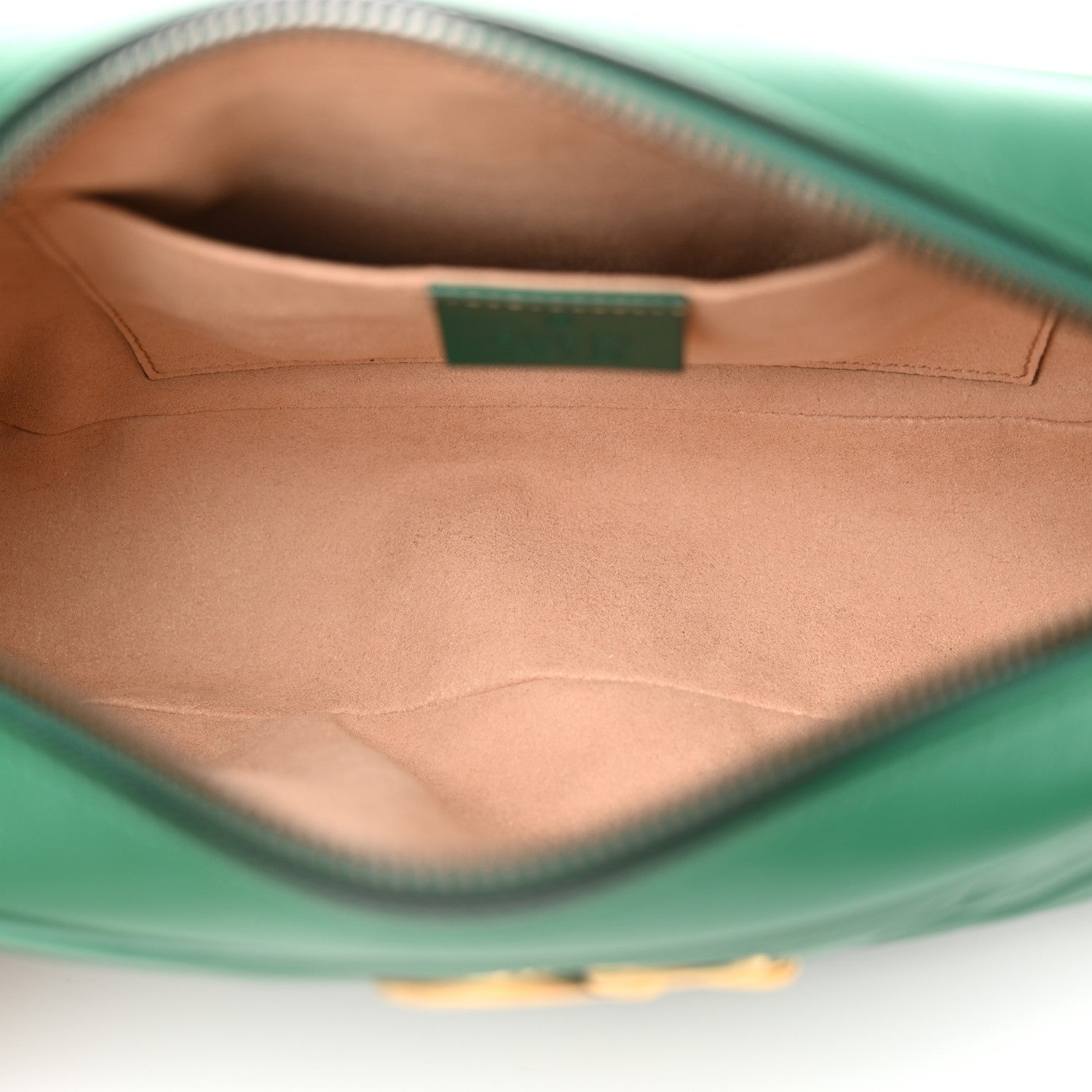 Gucci Calfskin Matelasse Small GG Marmont Chain Shoulder Bag Emerald Green 5 of 13