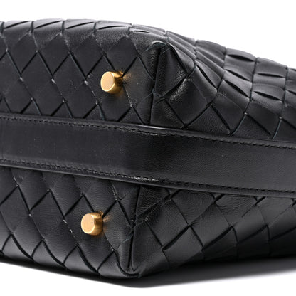 Bottega Veneta Calfskin Nappa Intrecciato Mini Wallace Black 10 of 10