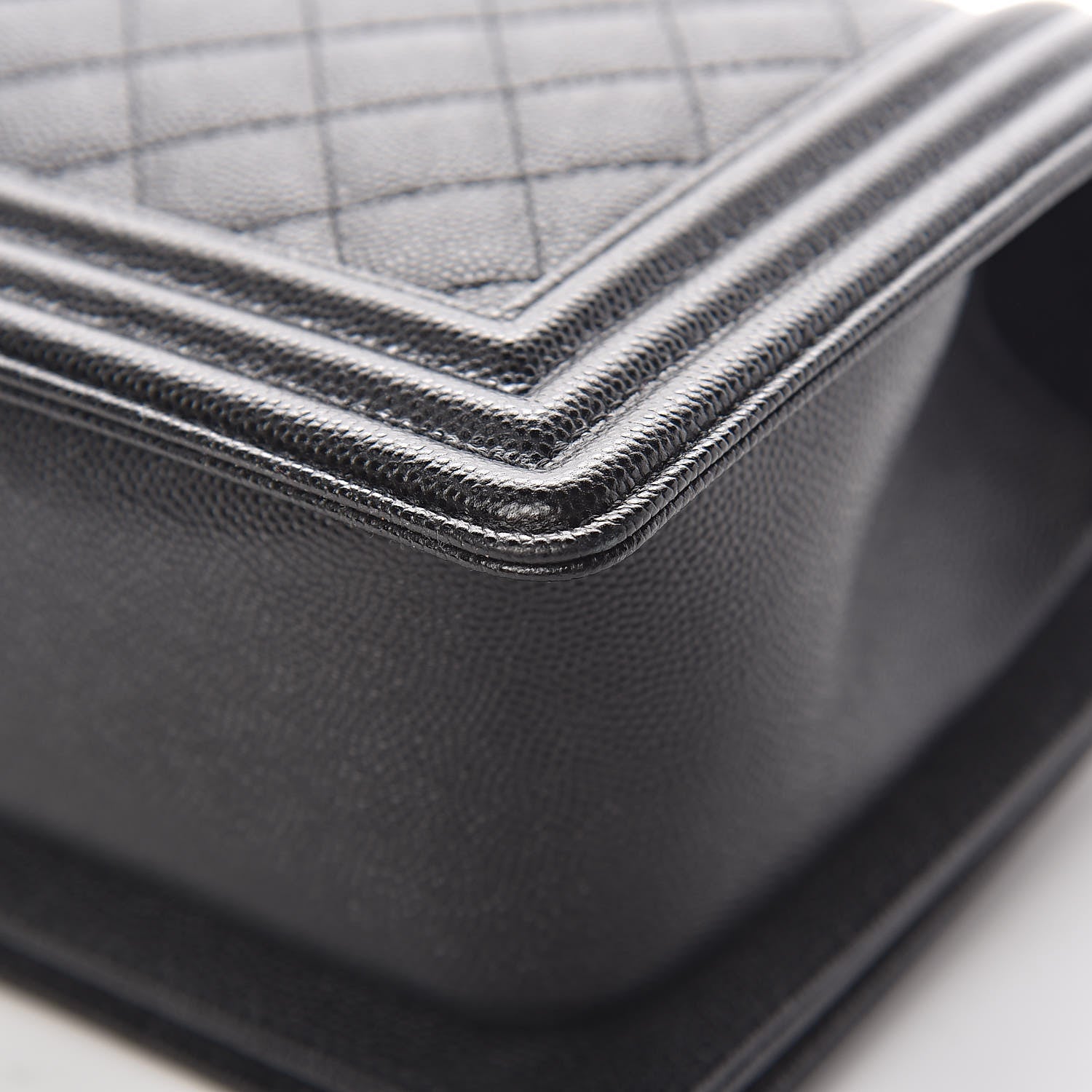 Chanel Caviar Quilted Medium Boy Flap Black 11 of 12
