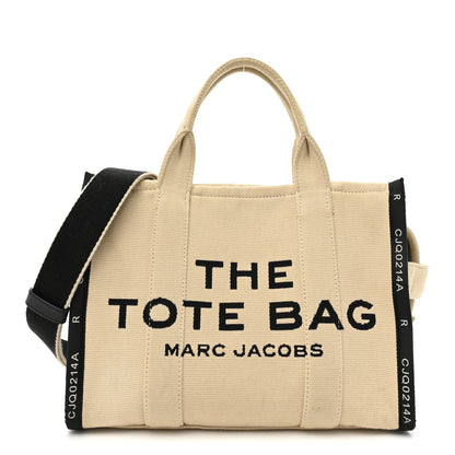 Marc Jacobs Jacquard Medium The Traveler Tote Bag Warm Sand 1 of 13