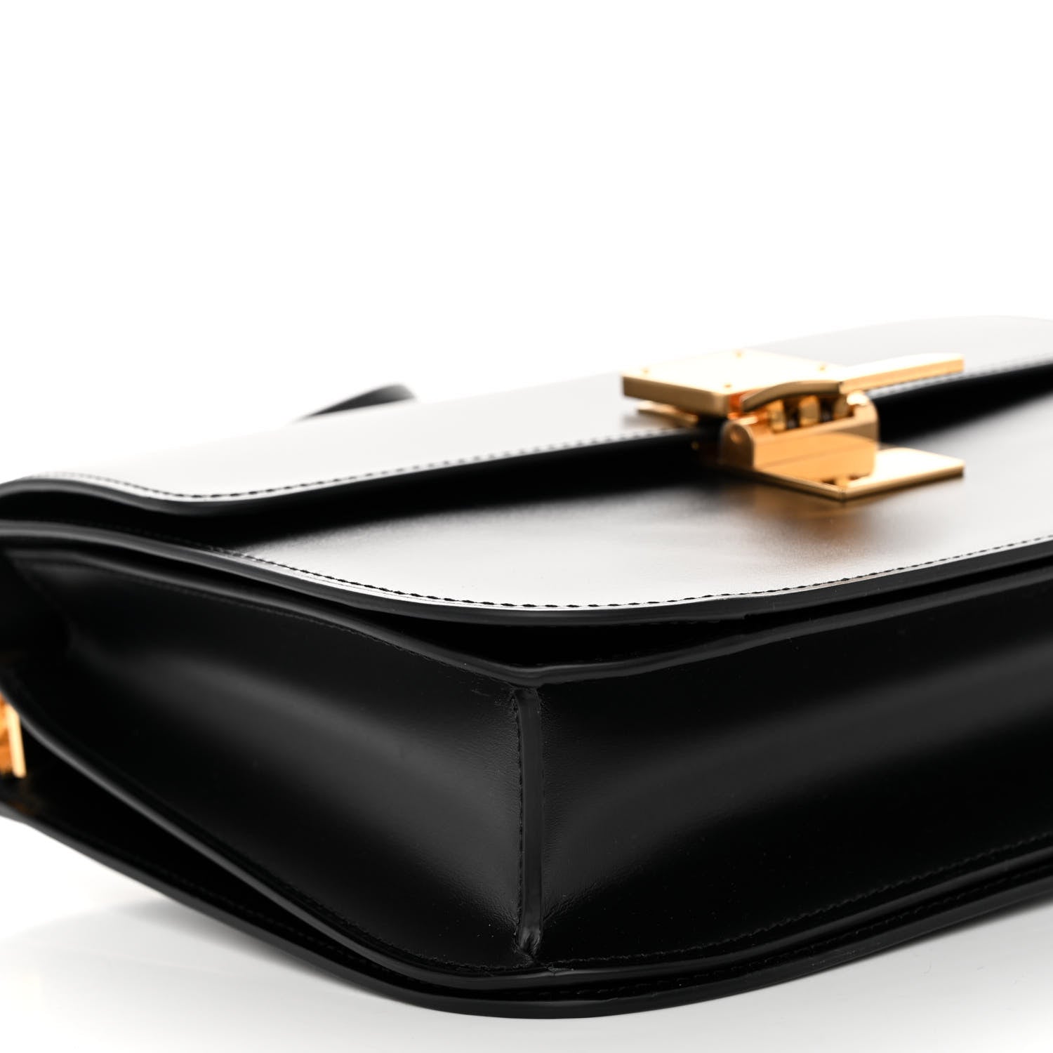 Celine Box Calfskin Medium Classic Box Flap Bag Black 9 of 11