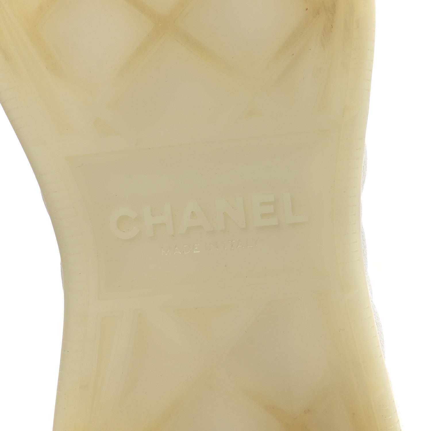 Chanel Suede Calfskin Nylon Grosgrain CC Sneakers 37 White 7 of 10