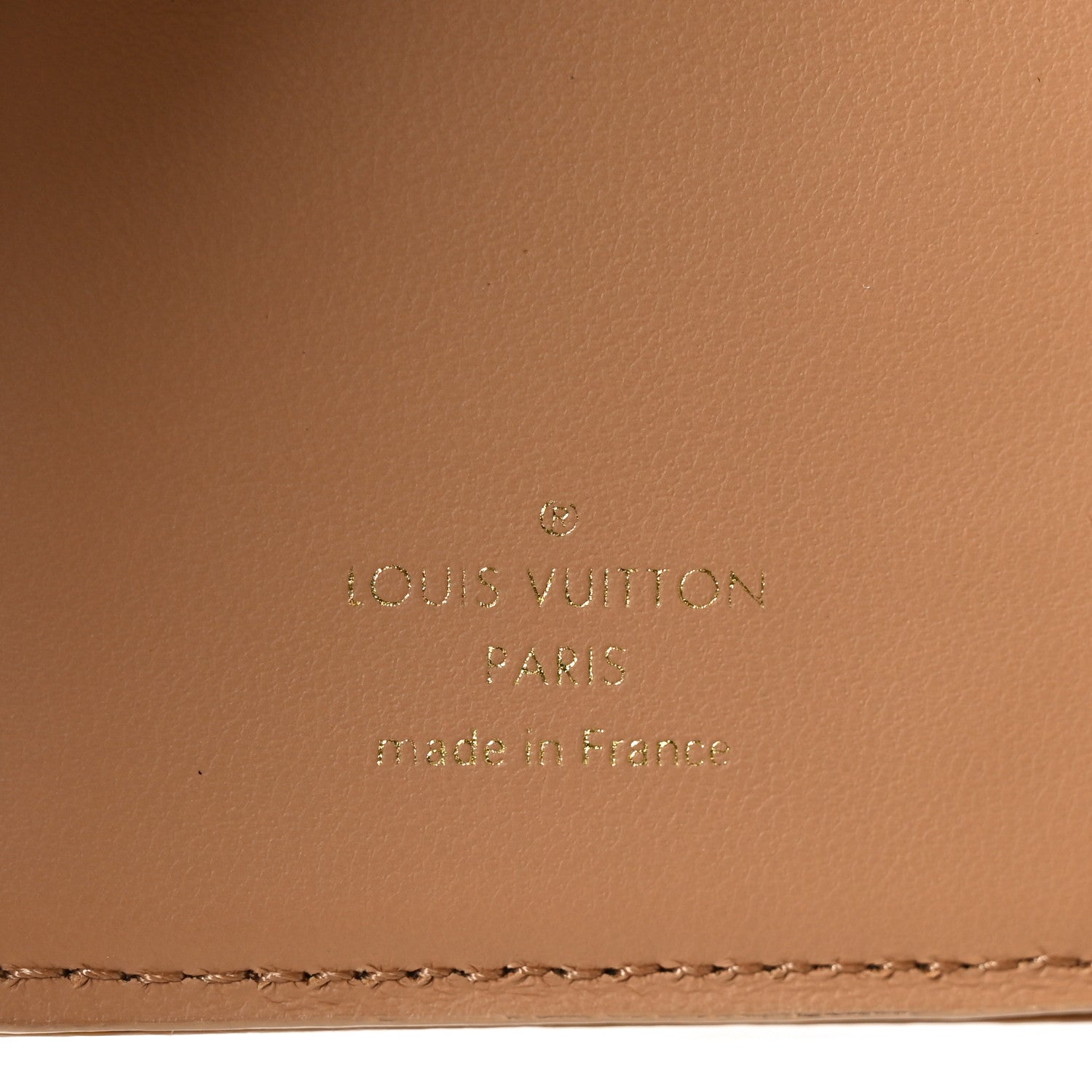 Louis Vuitton Lambskin Embossed Monogram Lou Coussin Wallet Camel 6 of 7