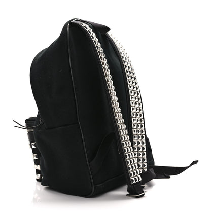 Saint Laurent Canvas City Studded Backpack Black 2 of 7