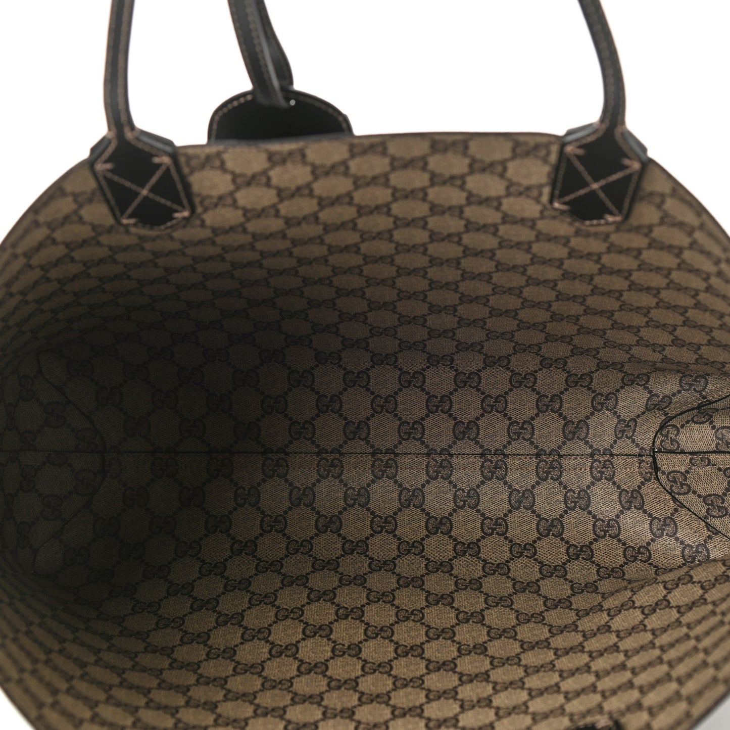 Calfskin GG Supreme Monogram Medium Reversible Tote Black