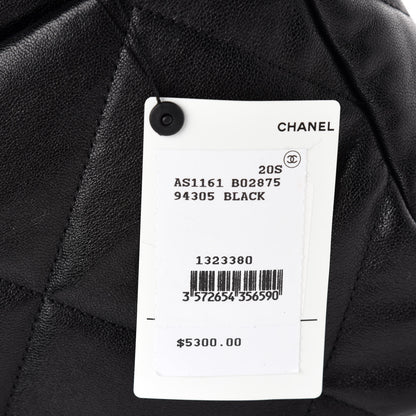 Chanel Lambskin Quilted Large Chanel 19 Flap Black 10 of 11