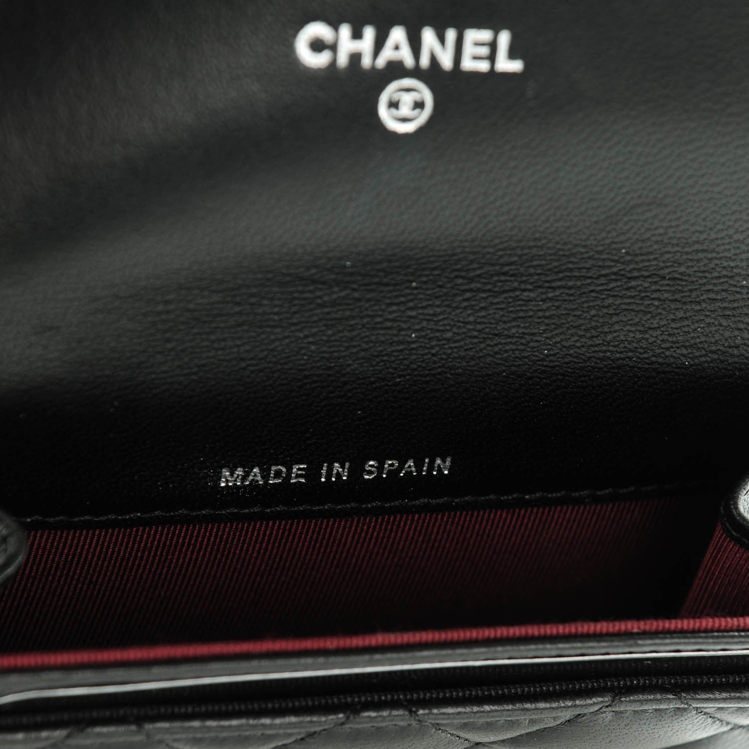 Chanel Lambskin Quilted Flap Card Holder Black 6 of 8