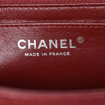 Chanel Caviar Quilted Jumbo Single Flap Red 5 of 8
