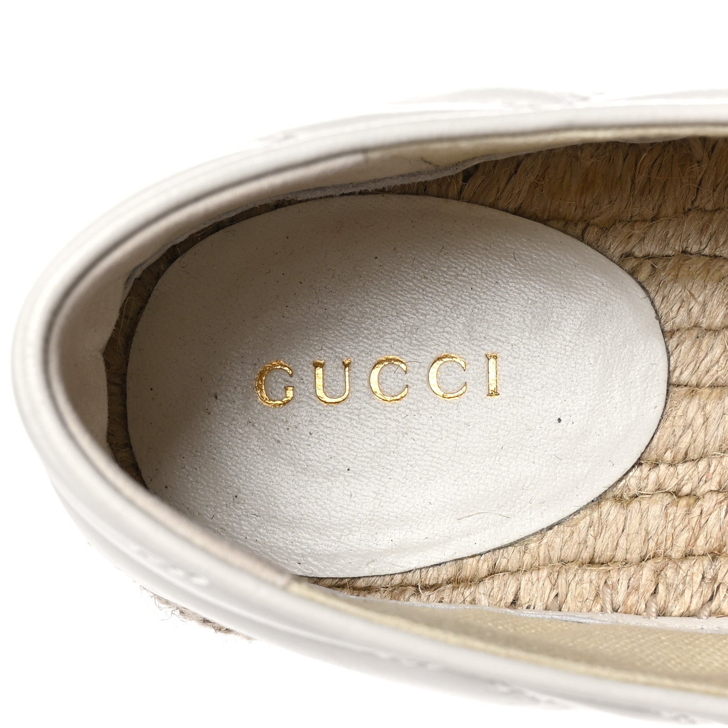 Gucci Nappa Matelasse GG Marmont Espadrilles 37 Great White 7 of 8