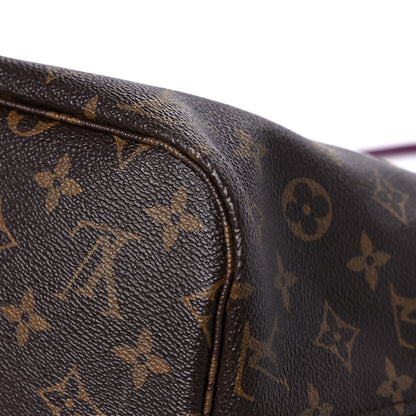 Louis Vuitton Monogram Totem Neverfull MM Magenta 12 of 16