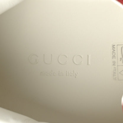 Gucci GG Supreme Monogram Flora Web Womens Ace Sneakers 35 Beige Multicolor Rosso 8 of 9