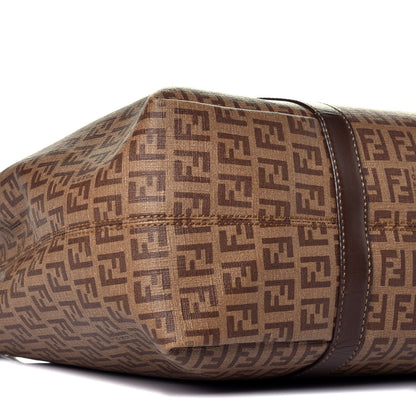 Fendi Zucchino Spalmati Vitello Tote Nocciola Castagna 8 of 11