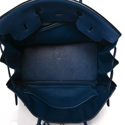 Hermes Togo Birkin 40 Bleu Saphir 5 of 18