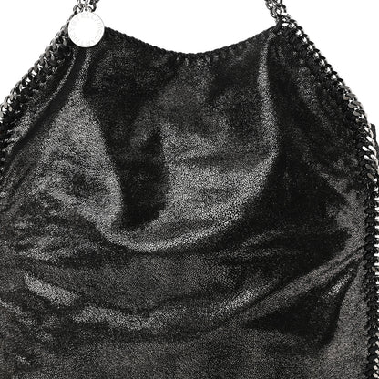 Stella McCartney Metallic Shaggy Deer Big Falabella Tote Black 10 of 12