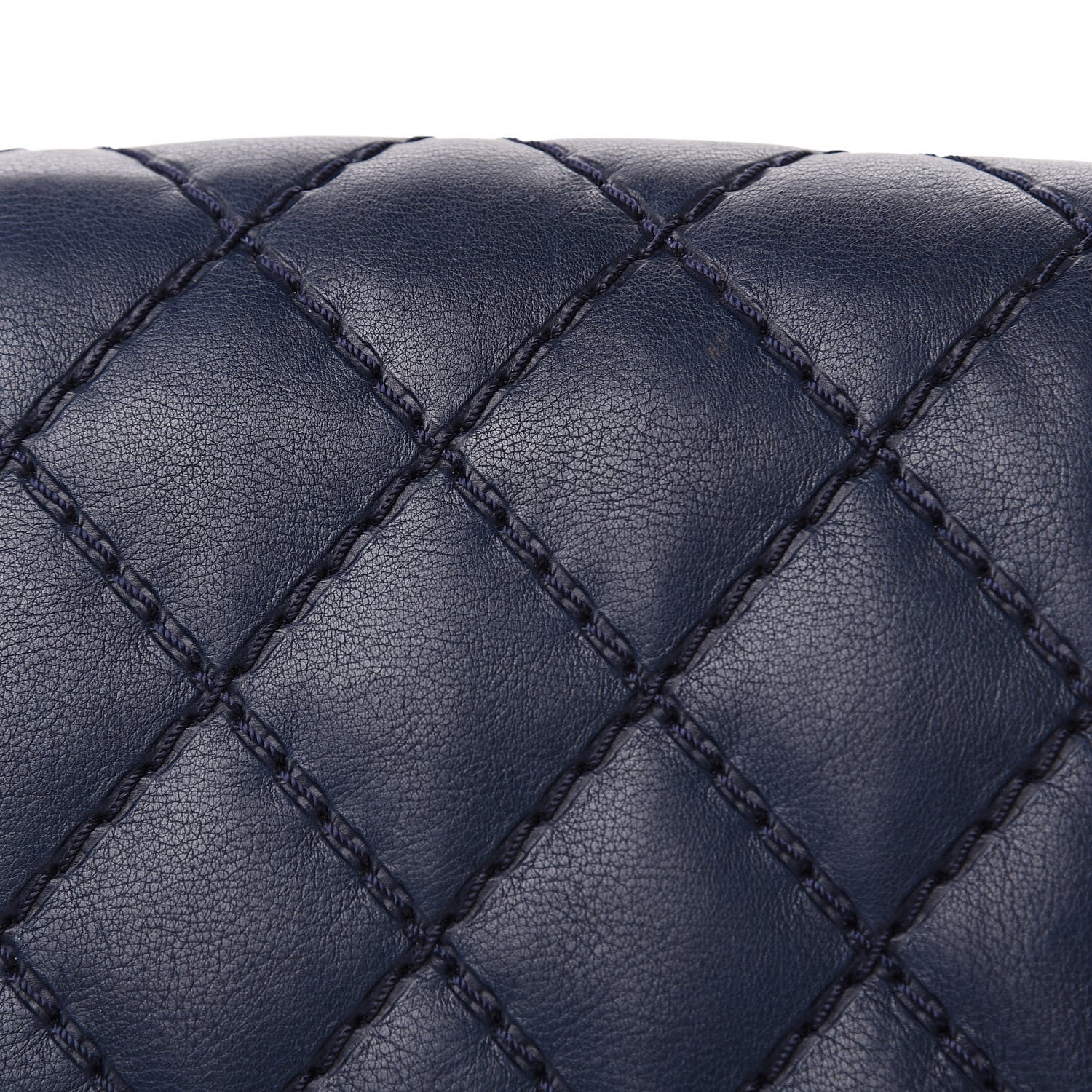Chanel Calfskin Double Stitch Medium Boy Flap Marine 11 of 15