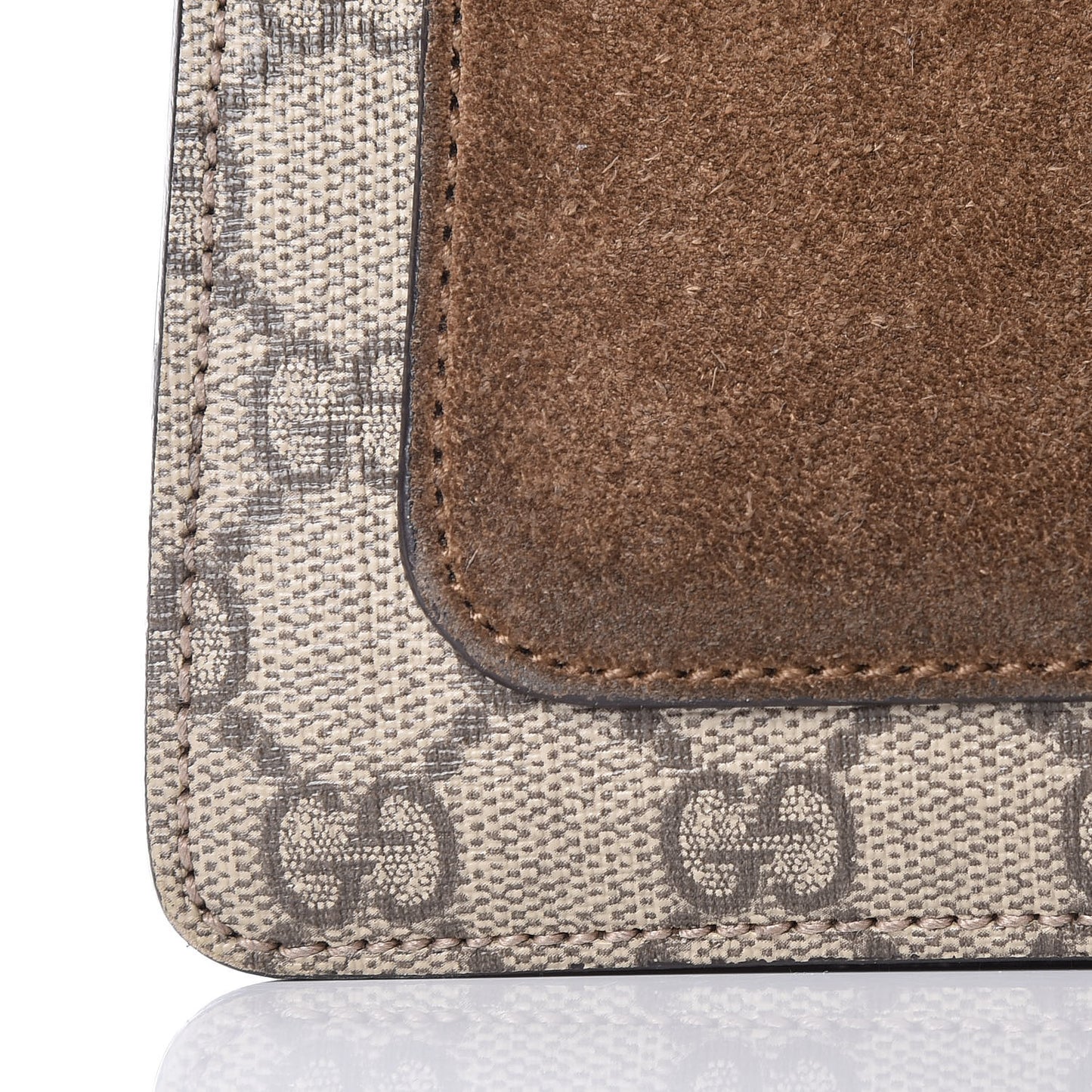 GG Supreme Monogram Medium Dionysus Shoulder Bag Taupe