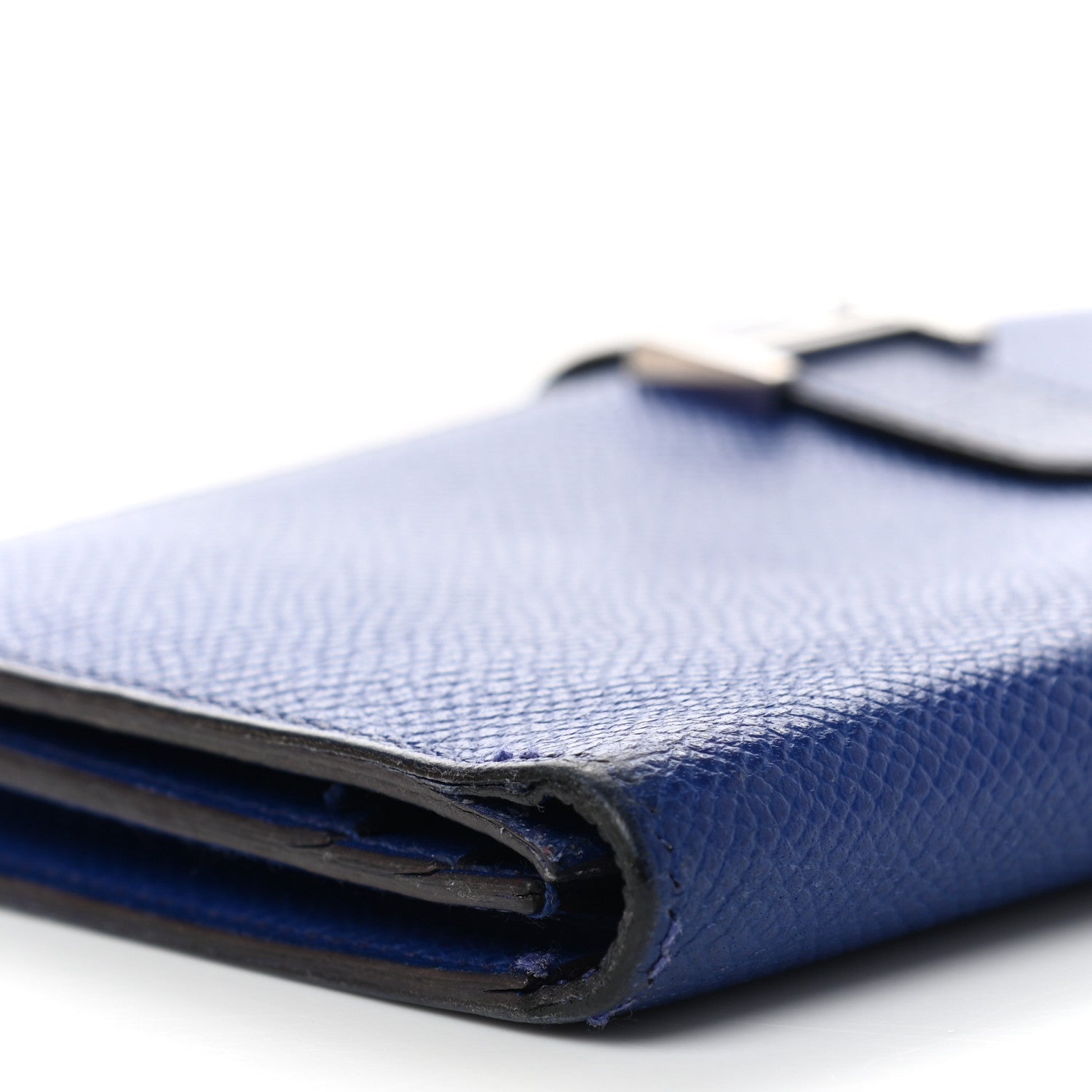 Hermes Epsom Bearn Gusset Wallet Bleu Electrique 8 of 13